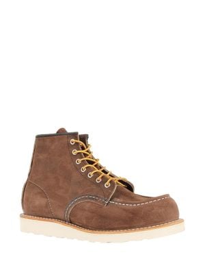 Red Wing Classic Moc Toe Chocolate Muleskinner - Brown