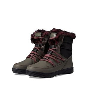 The North Face Sierra Luxe New Taupe Waterproof Winter Boots Zpo2396 - Black