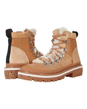 Steve Madden Cool Planet By Buni-F Faux Fur Ankle Boots Zap1883 - Natural