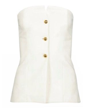 Bishop + Young Payton Bustier Top - White
