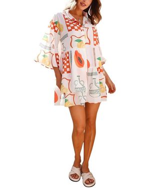 CAMILA BLANCO Mini Dress - White