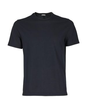Zanone Crew Neck Slim Fit T-Shirt - Black