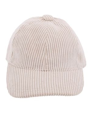 Van Palma Ray Velvet Cord Hat - Natural