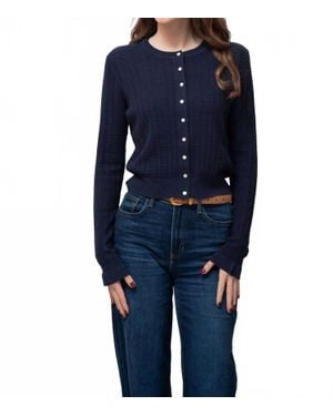 Things Between Corinne Knit Cardigan - Blue