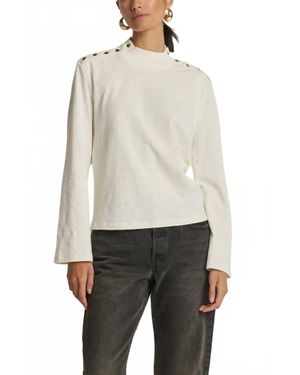 Nation Ltd Neda Long Sleeve Top - Natural