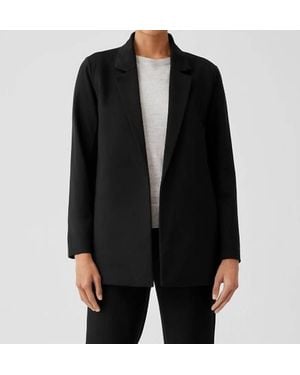 Eileen Fisher Long Blazer - Black