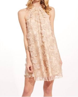 Eva Franco Henriette Sleeveless Mini Dress - Natural