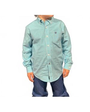 Ariat Kid's Pro Series Wilmer Classic Fit Shirt - Blue