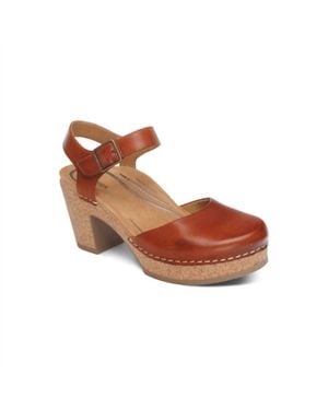 Aetrex Finley Heels - Brown