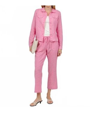 Pure Amici Lumila Linen Jacket - Pink