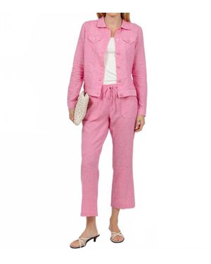 Pure Amici Lumila Linen Pants - Pink