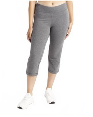 Danskin Sleek Fit Crop Pants - Gray