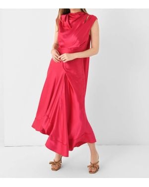 Acler Giles Midi Dress - Red