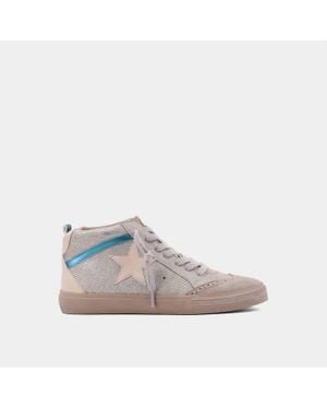 Shu Shop Paulina Mid-Top Woven Shoes - Gray