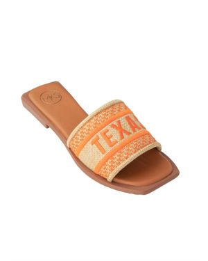 Makers Bobbie Game Day Texas Sandals - Orange