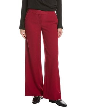 Tahari Crepe Pant - Red