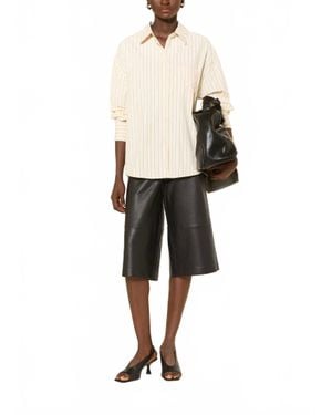 Grace & Mila Paris Oversized Button Down Shirt - Natural