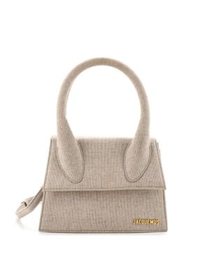 Jacquemus Le Grand Chiquito Bag Canvas - Gray