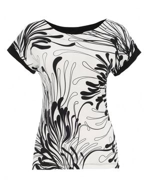 Dolcezza Time For A Martini Short Sleeve Top - Black