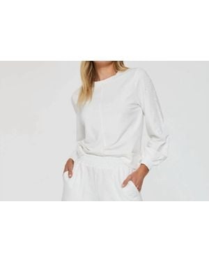 Another Love Murray Eyelet Embroidery Top - Black
