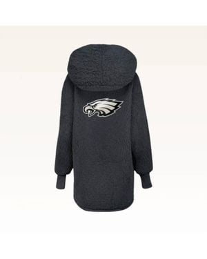 Jill Martin Philadelphia Eagles Sherpa Lounger Jacket - Blue
