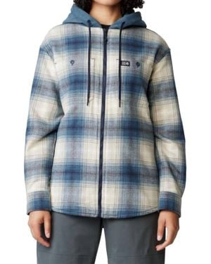 Mountain Hardwear Plusher Microchill Lined Shirt - Blue