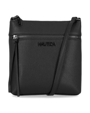 Nautica Zip Crossbody Bag - Black