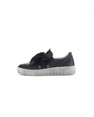 Gabor Bow Sneaker - Black
