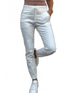 Bevy Flog Tali Ivory Denim Jeans - Blue