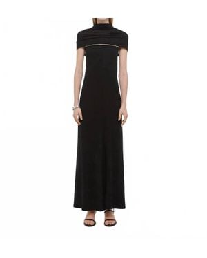 Helmut Lang Sash Maxi Dress - Black