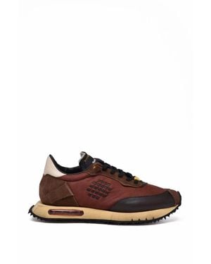 Be Positive Space Race Sneakers - Brown