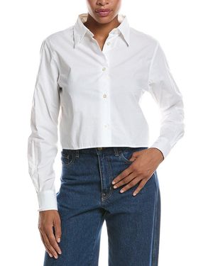 Officine Generale Cataleya Poplin Top - White