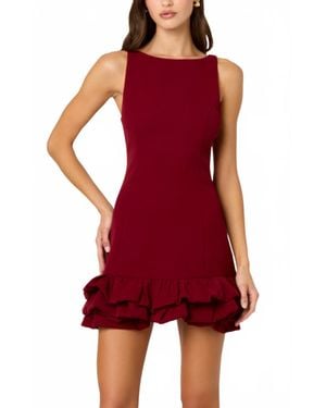 Astr Elexis Dress - Red
