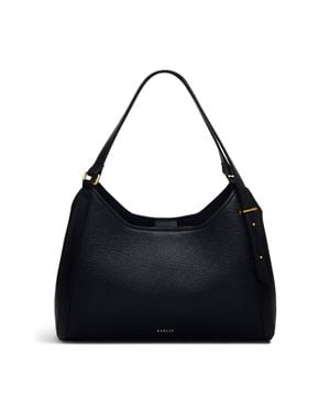 Radley Clarendon Row Ziptop Satchel Bag - Black