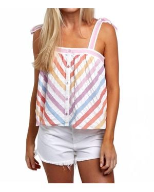 Saylor Laiken Sleeveless Top - White