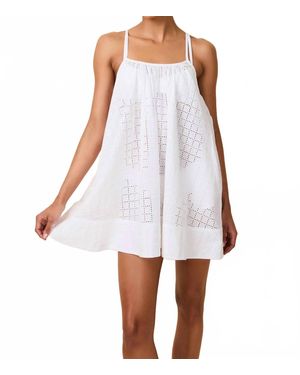 Solid & Striped Lindsay Mini Dress - White