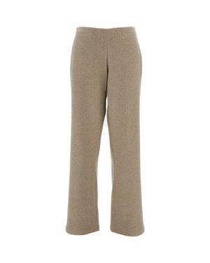 Irie Tailored Pants With Minimalist Design - Natural