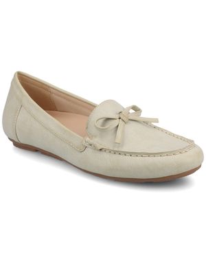 Journee Collection Novella Medium And Wide Width Driving Loafer - White