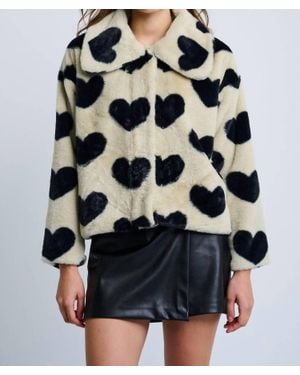 Lisa Todd Love Shag Faux Fur Jacket - Black