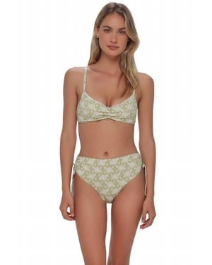 Swim Systems Malia High Waist Bikini Bottom - Multicolor