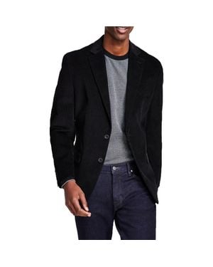 Michael Kors Textured Corduroy Sportcoat - Black