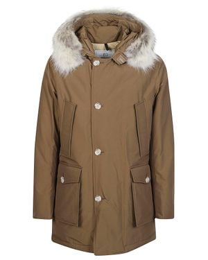 Woolrich Arctic Detachable Fur Parka - Natural