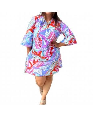 Jude Connally Kerry Mini Dress - Blue