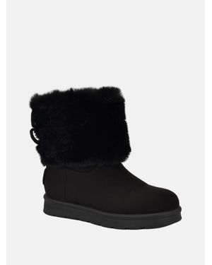 Guess Lenoria Shearling Bowtie Boots - Black