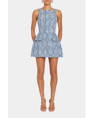 Amanda Uprichard Clarissa Romper - Blue