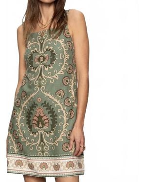 Sanctuary Tapestry Shift Dress - Green
