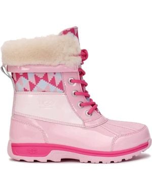 UGG Butte Ii Patent Truckee Cwr Boot - Pink