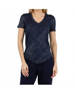 ATM Classic V-Neck Tee - Blue