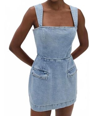 Amanda Uprichard Bethany Skort Romper - Blue
