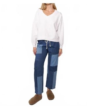 Electric and Rose Easy Pant - Blue